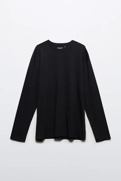 Лонгслив oversize базовый из хлопка