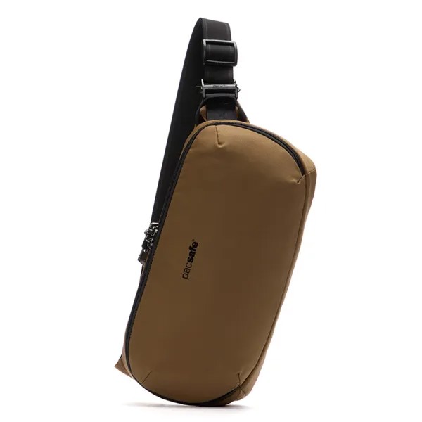 Сумка кросс-боди унисекс Pacsafe Metrosafe X Urban Sling, коричневый