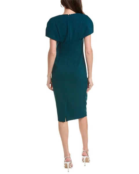 Платье-футляр Badgley Mischka, зеленый