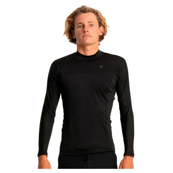 Футболка Hurley Chnnl Crssng Pddl Series Long Sleeve Surf, черный