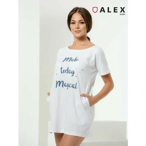 Сорочка ALEX Textile, размер 46, белый