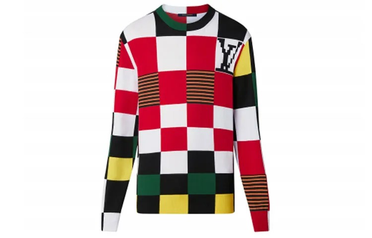 Новые квартальные продукты LV Sweater Men Multicolor Louis Vuitton, цвет Multicolor