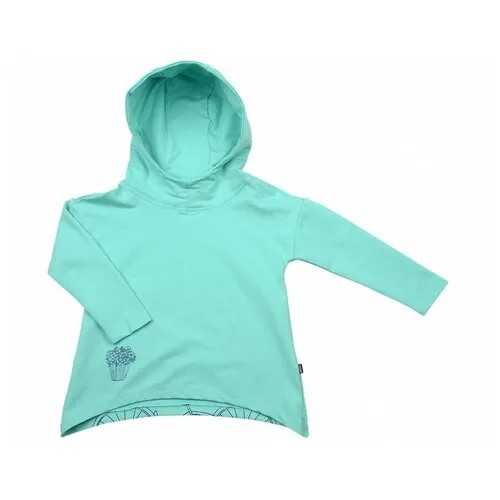 Худи Mini Maxi, 3756, цвет бирюзовый, размер 122
