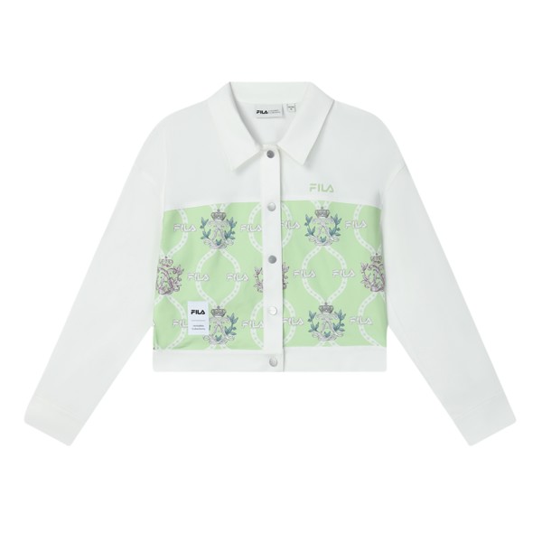 ФИЛА Женская куртка FILA, цвет Bright sun white