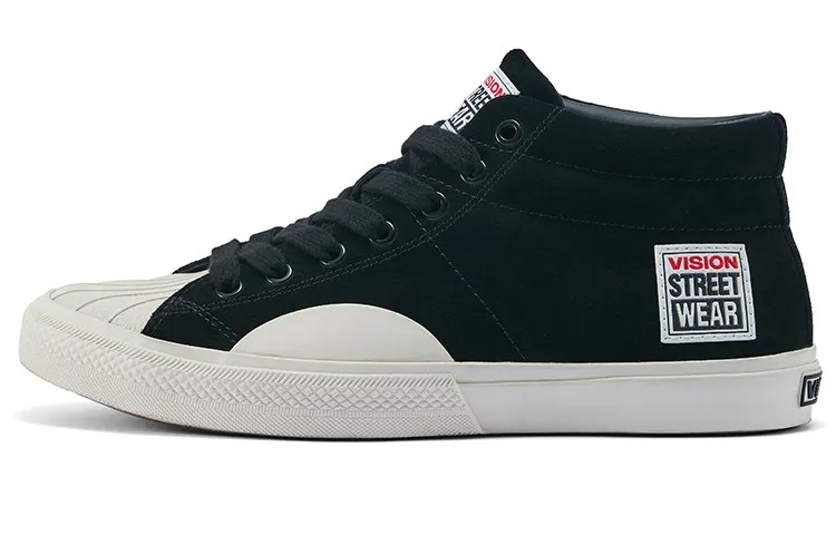 Кроссовки для скейтбординга унисекс высокие черные Vision Street Wear