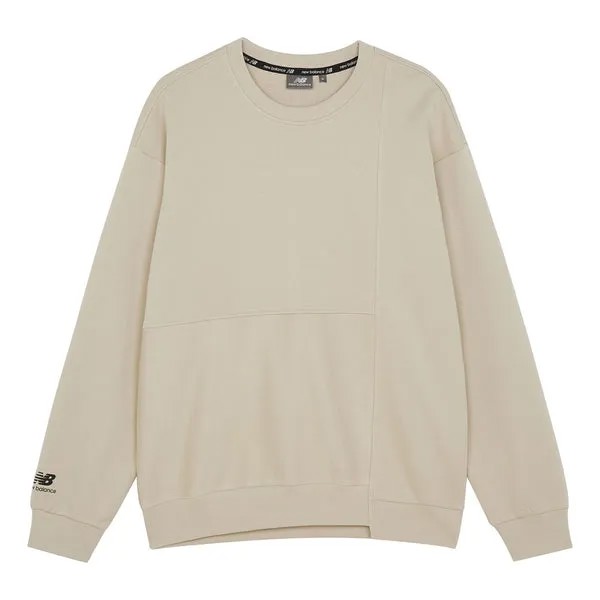 Толстовка New Balance Casual Sports Pullover Long Sleeves, цвет tan