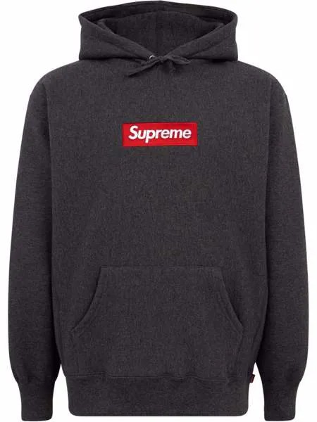 Supreme худи с логотипом