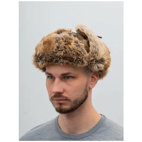 Шапка ушанка STETSON 9290303 BOMBER CAP LAMBSWOOL CHECK, размер 59
