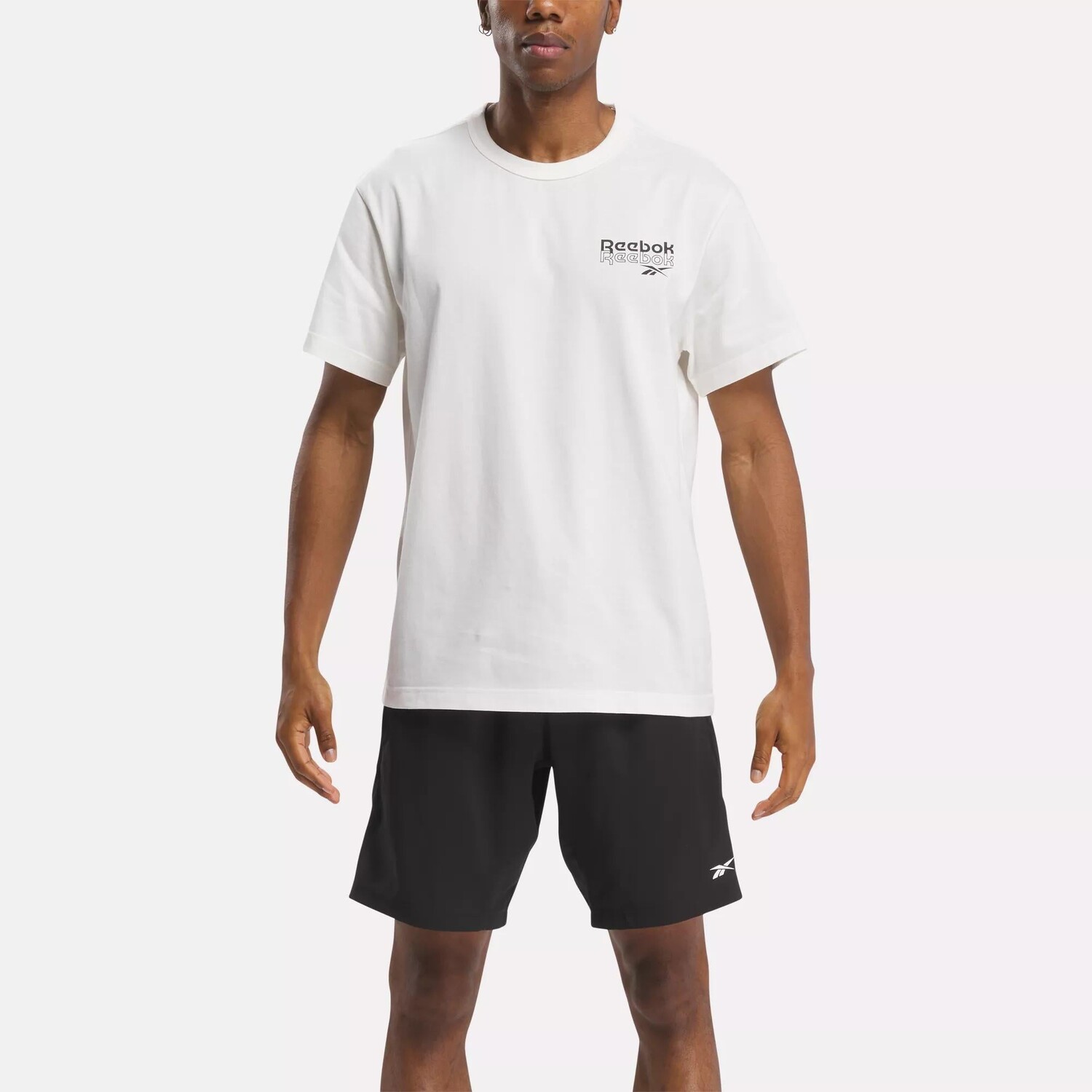 Футболка Reebok Identity Brand Proud с короткими рукавами и графикой, цвет Chalk