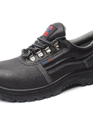 Мужчины Круглый стальной носок с нескользящей изоляцией и защитой от ударов Black Защитная рабочая обувь