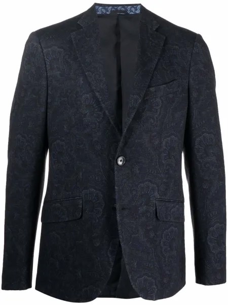 Etro paisley-print jersey blazer