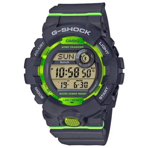 Наручные часы CASIO G-Shock GBD-800-8E, черный, серый