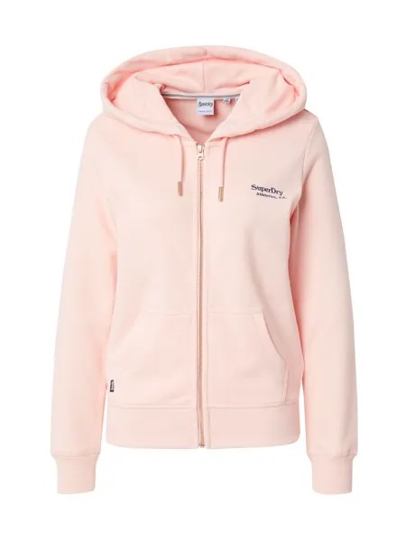 Худи на молнии Superdry ESSENTIAL, розовый