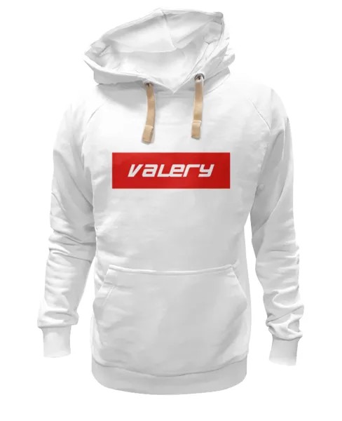 Худи Printio Valery белое 2XL