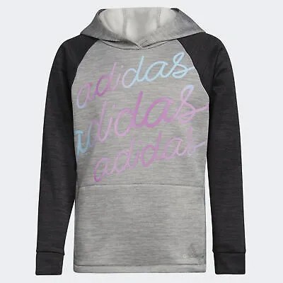 Худи из флиса adidas Mélange Graphic с капюшоном для детей