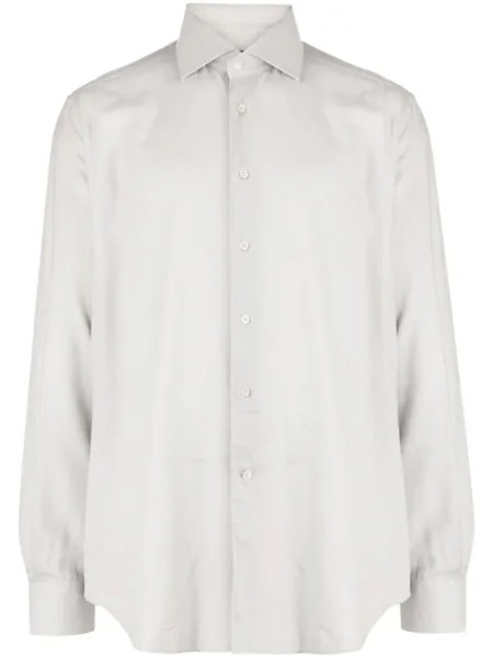 Corneliani рубашка с длинными рукавами, синий