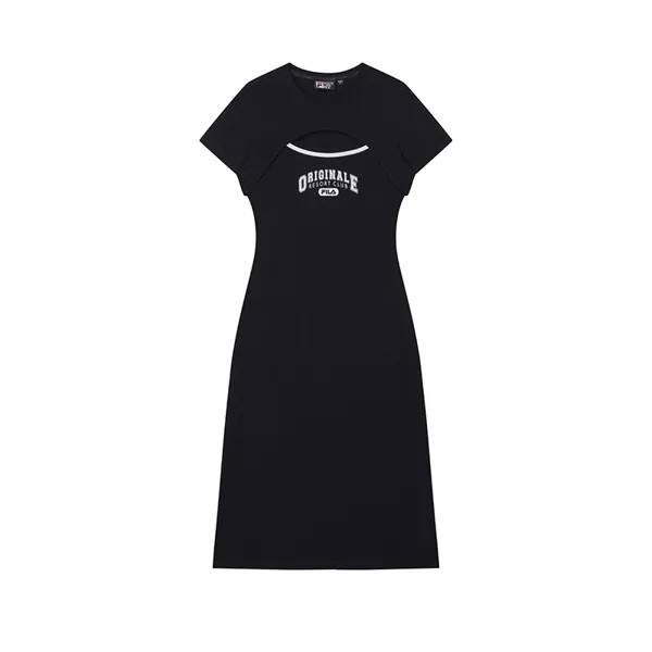 FILA Женские шорты-платье с рукавами, цвет Black