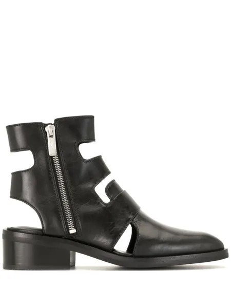 3.1 Phillip Lim ботинки Alexa 40 с вырезными деталями, черный