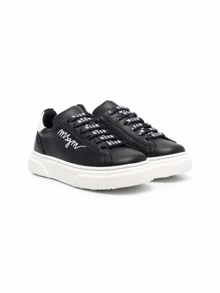 MSGM Kids кроссовки с логотипом