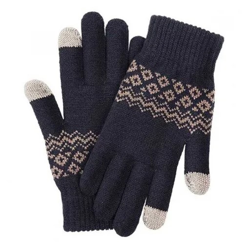Теплые перчатки для сенсорных дисплеев Xiaomi FO Gloves Touch Screen Warm Velvet, цвет: Бежевый