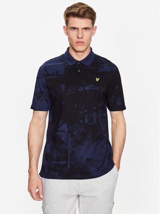 Рубашка поло стандартного кроя Lyle & Scott, синий