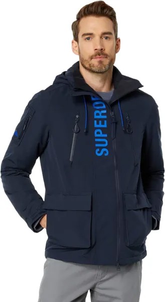 Куртка Ultimate Windcheater Superdry, цвет Nordic Chrome Navy/Mazarine Blue