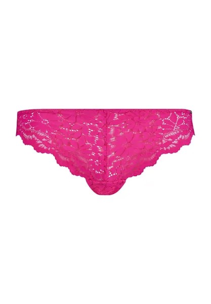 Женские кружевные бразильские трусы Wonderfulace с цветочным принтом SKINY, цвет Vision Pink