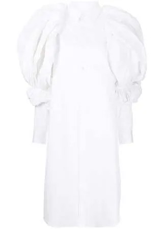 Comme Des Garçons длинная рубашка с объемными рукавами