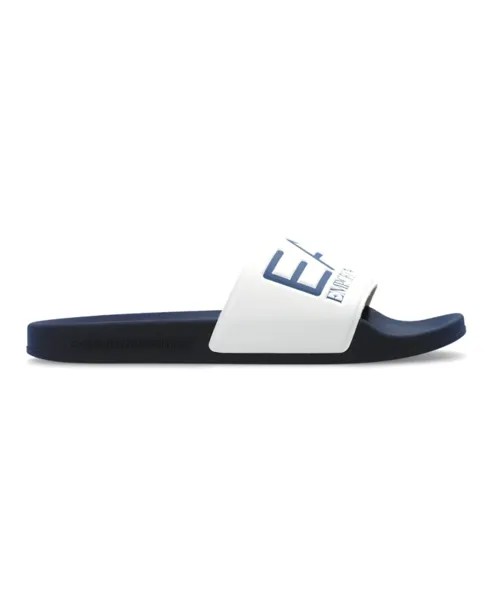 Резиновые шлепанцы Emporio Armani Ea7, белый