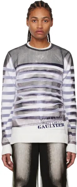 Белый свитер Jean Paul Gaultier Edition Y/Project