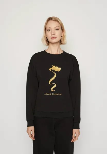 Толстовка Armani Exchange СВИТШОТ, черный