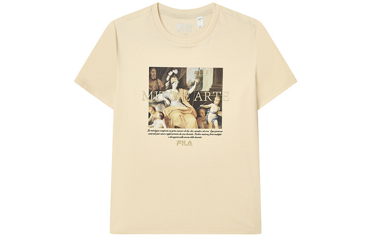 ФИЛА Женская футболка FILA, цвет Barnyard yellow