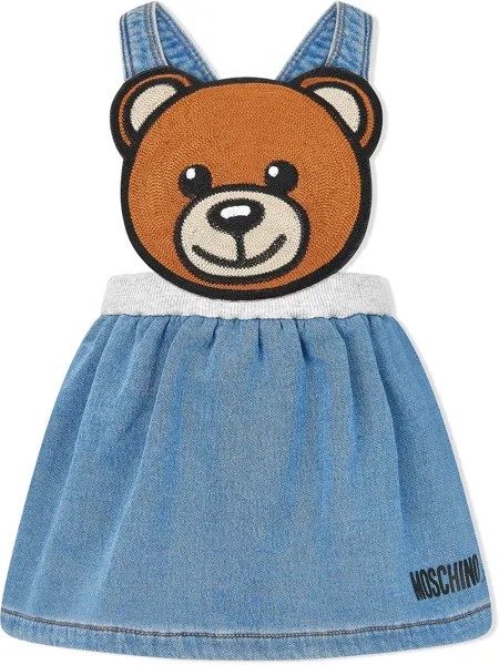 Moschino Kids платье Teddy Bear