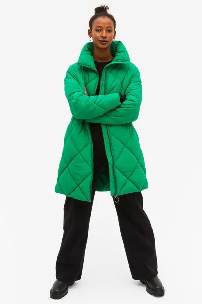 Куртка женская Monki 1107441003 зеленая S (доставка из-за рубежа)