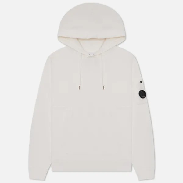 Мужская толстовка C.P. Company Cotton Fleece Hoodie Garment Dyed белый, Размер M