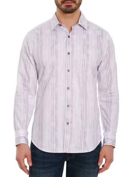 Полосатая тканая рубашка Sagara Robert Graham