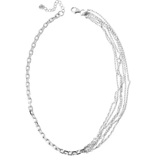 Колье Яхонт, серебро, 925 проба, длина 50 см.