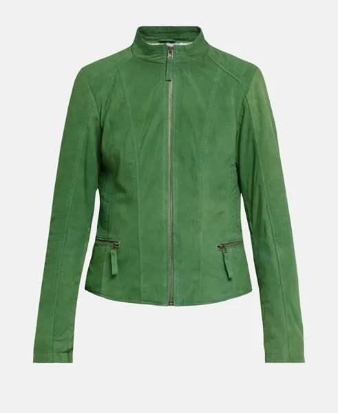 Кожаный пиджак Apple of Eden, зеленый
