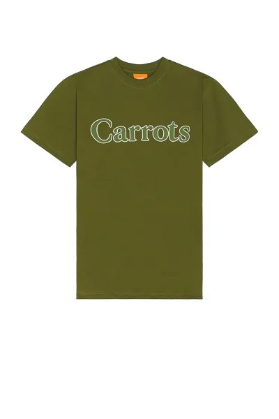 Футболка Carrots Wordmark T-shirt, оливковый