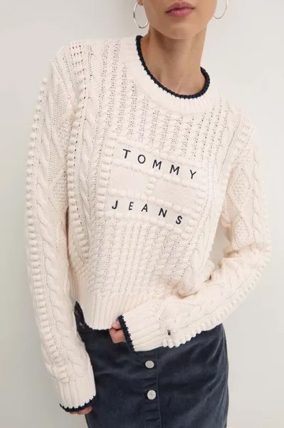 Свитер Tommy Jeans, бежевый