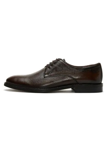 Деловые туфли на шнуровке Derimod, цвет brown