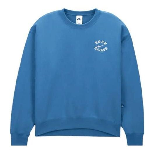 Толстовка Nike SB x BORNXRAISED Crewneck Sweatshirt 'Blue', синий