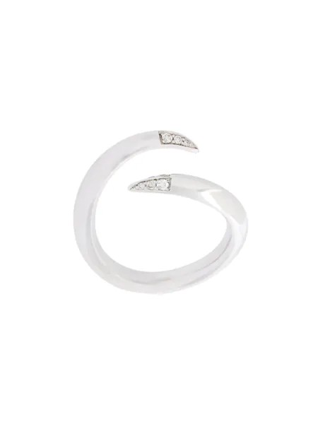 Shaun Leane серебряное кольцо Signature с бриллиантами