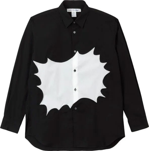 Рубашка Comme des Garçons SHIRT Poplin Shirt 'Black', черный