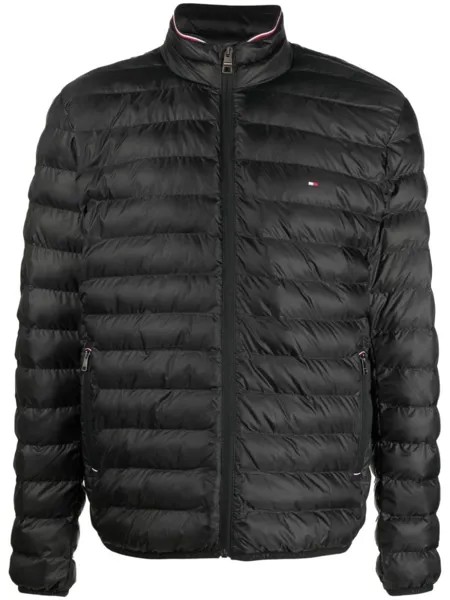 Tommy Hilfiger пуховик на молнии, черный