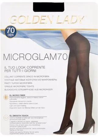 Колготки Golden Lady Microglam 70 den, размер 4-L, nero (черный)