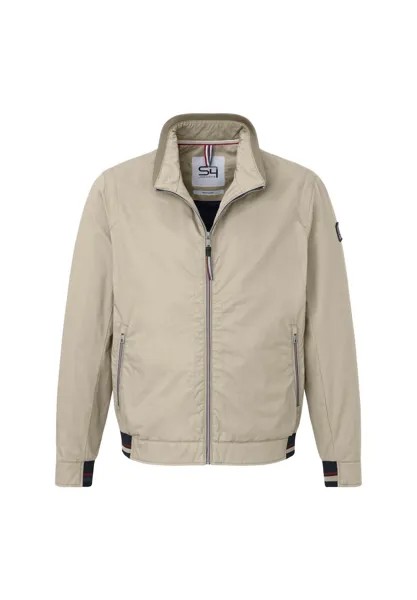 Блузон современного кроя из чистого хлопка KOS S4 JACKETS, цвет Straw