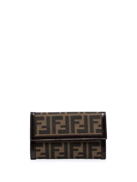 Fendi Pre-Owned бумажник 1990-х годов с узором Zucca