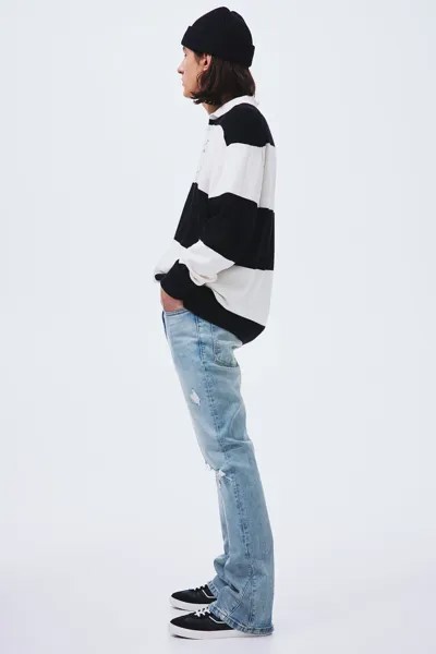 Расклешенные джинсы узкого кроя H&M, синий