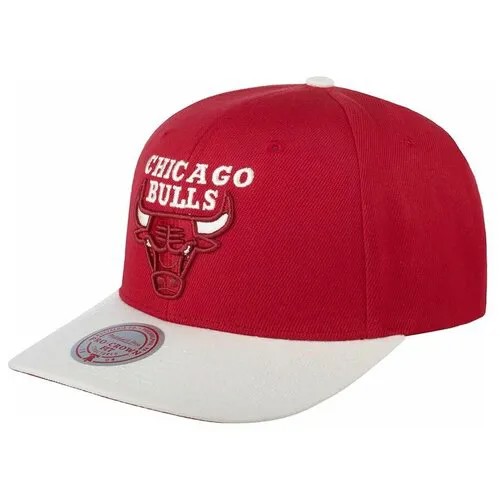 Бейсболка MITCHELL NESS арт. 6HSSSH21353-CBURED1 Chicago Bulls NBA (красный / бежевый), размер ONE